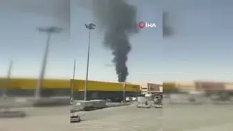 Riyad'da Kral Halid Havalimanı çevresinde çıkan yangın paniğe neden oldu