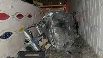 Samsun’da takla atan otomobilde 2 kişi yaralandı