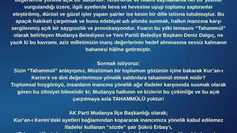 Şükrü Erbaş’ın açıklamaları sonrası Mudanya'da tartışmalar alevlendi