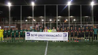 Mali müşavirlerin futbol turnuvası Ömer Şenşahin anısına başladı