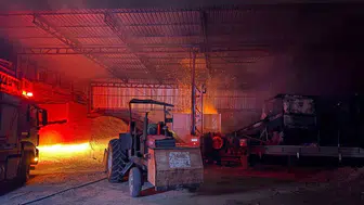 Kayseri’de talaş briketleme makinasında yangın kontrol altına alındı