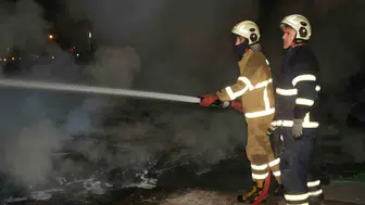 Kırıkkale'de sebze halinde yangın paniği: İtfaiye hızlıca müdahale etti