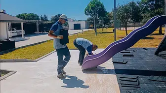 Didim'de parkların yenilenmesiyle güvenli oyun alanları oluşturuluyor