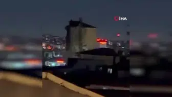 Küçükçekmece'de yıkım sırasında bina çöktü: O anlar kameralara yansıdı