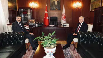 Bakan Çiftçi, TBMM Başkanı Kurtulmuş’u ziyaret etti