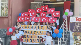 Bozkır'da ilköğretim haftası coşkusu: Yeni eğitim yılına merhaba