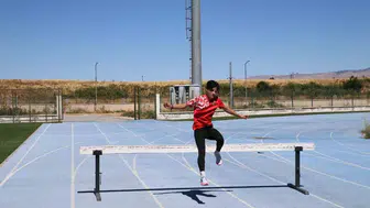 Köyde zorlukları aşarak pistlere çıkan Elif Çelik, uluslararası başarıya hazır