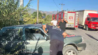 Bozdoğan'da trafik kazası: bir yaralı, ikinci kaza da meydana geldi