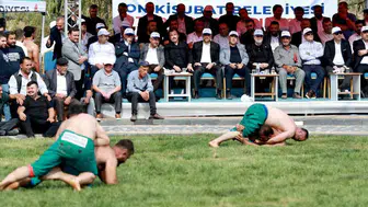 Kahramanmaraş'ta 20 yıl aradan sonra güreş festivali düzenlendi