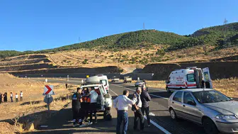 Bingöl'de kamyonet şarampole devrildi, 3 kişi hastaneye kaldırıldı