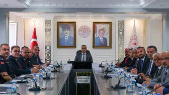 Karaman'da üniversite güvenliği için toplantı yapıldı