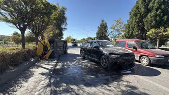 Eskişehir'de ticari taksi ve SUV çarpıştı: İki sürücü hastaneye kaldırıldı