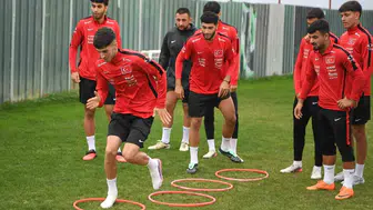 Ümit Milli Takım, Ukrayna maçı hazırlıklarına devam ediyor