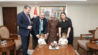 Şehit Nejat Yaman’ın ikiz yeğenleri için sürpriz doğum günü kutlaması yapıldı
