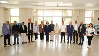 Başkan Ünlüce, Başkan Dökmeci’yi ziyaret etti
