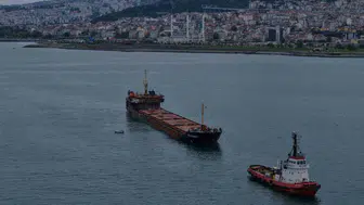 Trabzon açıklarında hasar gören VOLGA-4007 isimli gemi görüldü