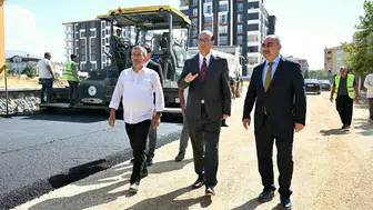 Yeşilyurt'ta ulaşım yatırımları hız kesmeden devam ediyor