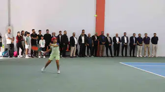 Ağrı Dağı Cup tenis turnuvasında mücadeleler başladı