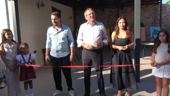 Cunda'da küçük sanatçılar buluştu: Ayvalık'ın minik Picasso'ları sergiledi