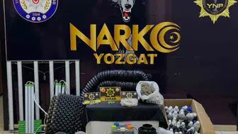 Yozgat'ta uyuşturucu düzenekleriyle yakalanan şüpheli sorgulanıyor