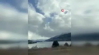 Yeni Zelanda'da yolcu uçağının motoru alev aldı, kaza atlatıldı