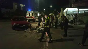 Konya'da otomobil ile motosiklet çarpıştı: 3 yaralı