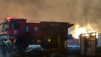 Antalya'da gece yarısı çıkan yangında evler alevlere teslim oldu