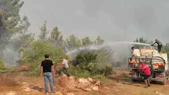 Aksu ormanlarında yangın paniği: Ekipler seferber oldu