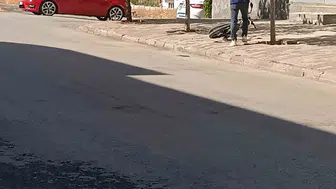 Palu'da motosikletin çarptığı bisikletli çocuk yaralandı