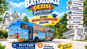 Battalgazi Belediyesi'nden üniversite öğrencilerine kültür gezisi düzenleniyor
