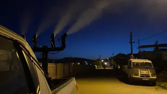 Germencik'te haşereyle mücadele çalışmaları hız kesmeden sürüyor
