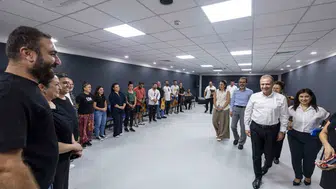 Başkan Seçer, farklı birimlerle belediye çalışmalarını değerlendirdi