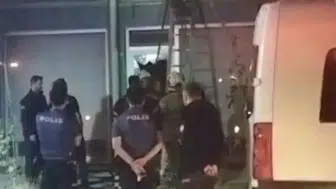 Kütahya'da beyaz eşya servisinde çıkan yangın paniğe yol açtı