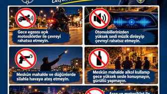 Bozdoğan'da emniyet huzur ve trafik güvenliği için uyarılarda bulundu