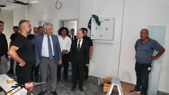 Nusrettin Mahallesi'nde aile sağlığı merkezi inşaatı hızla sürüyor