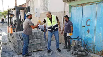 Germencik'te belediye başkanının yol çalışmaları gezisi