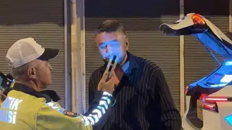 Kayseri’de alkollü sürücü yasal sınırın eşiğinden döndü