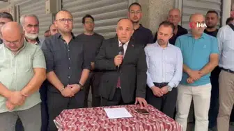 Manisa'da kuyumcular silahlı soygun girişimini protesto etti