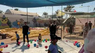Gazze'de çocuklar için düzenlenen yaz festivali umut oldu