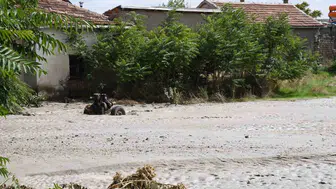 Yozgat'ta iki saatlik yağış sonrası köy sel altında kaldı