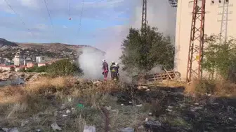 Yozgat'ta trafo patlaması sonucu yangın söndürüldü