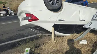 Denizli Buldan'da trafik kazası: 1 yaralı