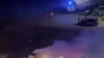 Elazığ'da otomobil yangını: araç tamamen yandı
