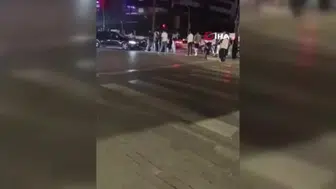Sincan’da ters yönden gelen otomobil motosiklete çarptı