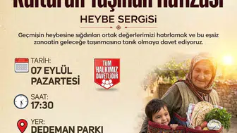 Kültürel mirası gözler önüne seren heybe sergisi sanat melikgazi'de açılıyor
