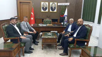 Ersan Aksu, havza kaymakamına başarı dileğinde bulundu