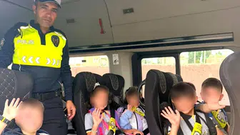 Erzurum'da öğrencilerin güvenliği için okul servislerine denetim