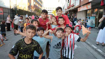 Küçükçekmece'de çocuklar sokak oyunlarıyla eğlendi