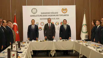 Kastamonu'da baro başkanları bir araya geldi: Hukukun üstünlüğü vurgusu