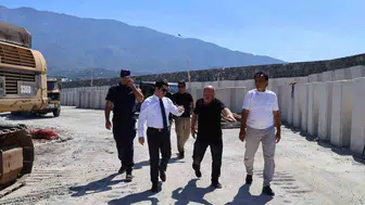 Arsuz'da balıkçı barınağındaki yenileme çalışmaları hız kazandı